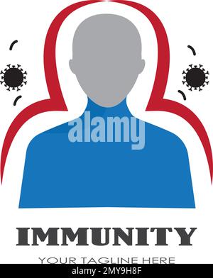 Immunization awareness month card or background. vector illustration. Stock Vector