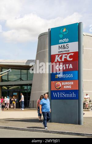 Moto Wetherby services on the A1(M) in North Yorkshire. Stock Photo