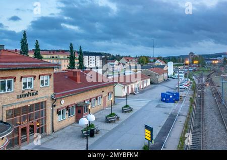 Town called Ludvika in Dalarna, Sweden Stock Photo