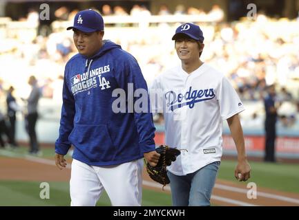 Special Event of LA Dodgers Game Today - Ryu Hyun Jin's wife's