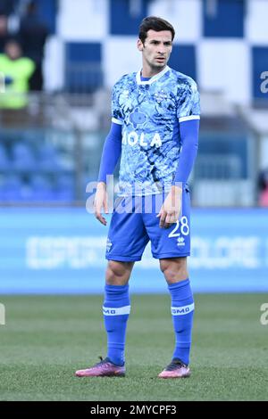 Como, Italy. 4th Feb 2023. Match ball during the Italian Serie B football  match between Calcio Como and Frosinone Calcio on 4 of February 2023 at  stadio Giuseppe Senigallia in Como, Italy.