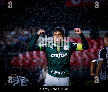 SÃO PAULO, SP - 04.02.2023: PALMEIRAS X SANTOS - Rony in the match between  Palmeiras X Santos, valid for the 6th round of the Campeonato Paulista de  Futebol, Série A, 2023, held