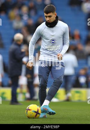 Facundo Buonanotte Of Brighton & Hove Albion. - West Ham United V 