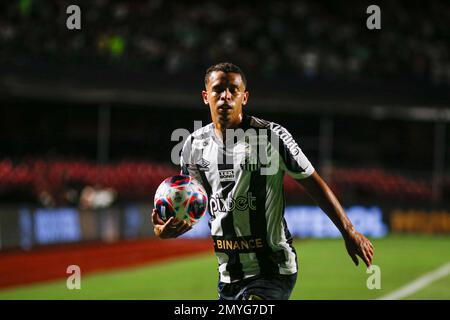 SÃO PAULO, SP - 04.02.2023: PALMEIRAS X SANTOS - Dudu in the match