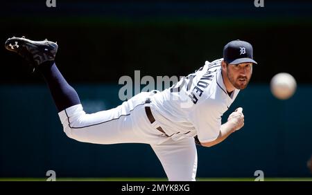 This is a 2016 photo of J.D. Martinez of the Detroit Tigers baseball team.  This image reflects the 2016 active roster as of Saturday, Feb. 27, 2016,  in Lakeland, Fla., when this