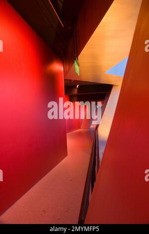 The national stadium the bird's nest inside Stock Photo - Alamy
