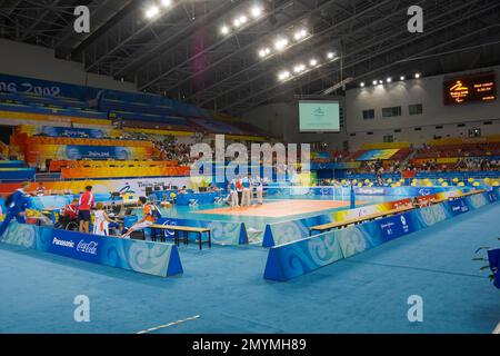 Inside Beijing agricultural university gymnasium Stock Photo