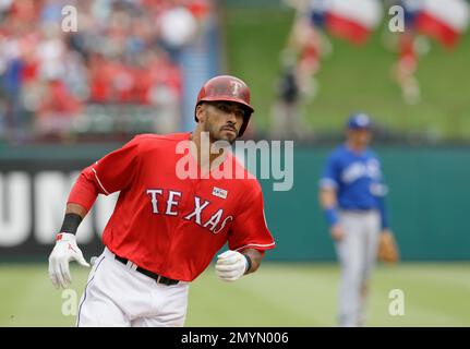 Robinson Cano of the Dominican Republic's World Baseball Classic team  smiles during an exhibition game against the Atlanta Braves on March 8, 2023,  in North Port, Florida. (Kyodo)==Kyodo Photo via Credit: Newscom/Alamy
