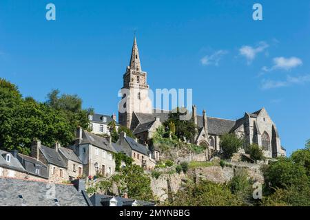 La Trinité Church in Brélévenez, Lannion, Côtes-d'Armor department, Brittany, France, Europe Stock Photo