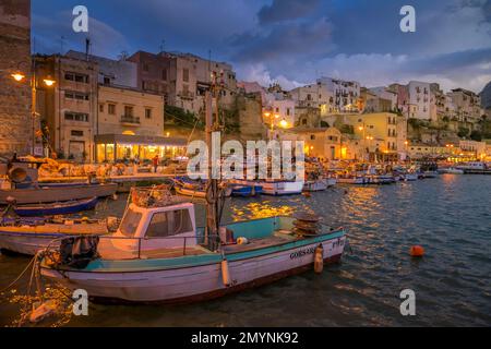 Boats, fishing port, Castellammare del Golfo, Sicily, Italy, Europe Stock Photo