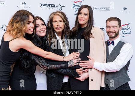 Steven, Chelsea, Mia & Liv Tyler with Taj Tallarico