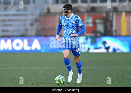 Como, Italy. 4th Feb 2023. Match ball during the Italian Serie B football  match between Calcio Como and Frosinone Calcio on 4 of February 2023 at  stadio Giuseppe Senigallia in Como, Italy.