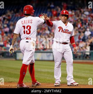 Phillies OF Shane Victorino on Friday May 23rd at Minute Maid Park in  Houston, Texas. (Andrew Woolley/Four Seam Images via AP Images Stock Photo  - Alamy