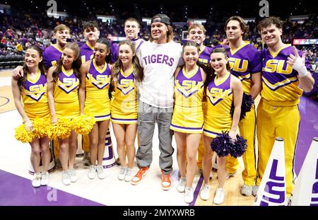 Baton Rouge, USA. 04th Feb, 2023. during a men's college basketball game at the Pete Maravich Assembly Center in Baton Rouge, Louisiana on Saturday, February 4, 2023. (Photo by Peter G. Forest/Sipa USA) Credit: Sipa USA/Alamy Live News Stock Photo