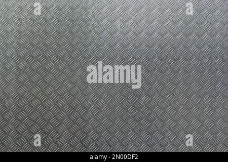 Seamless metal floor plate with diamond pattern. Stock Photo