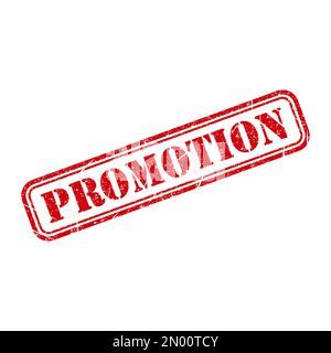 Promotion stamp symbol, label sticker sign button, text banner vector illustration . Stock Vector