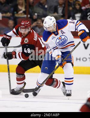 Jordan Eberle #14 (Edmonton Oilers) first NHL goal Oct 7, 2010 (Classic  NHL) 