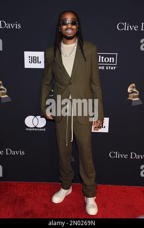 Beverly Hills, USA. 4th Feb 2023. Quavo arriving to the 2023 Pre-GRAMMY Gala held at the Beverly Hilton Hotel on February 4, 2023 in Beverly Hills, CA. © Lisa OConnor/AFF-USA.com Credit: AFF/Alamy Live News Stock Photo