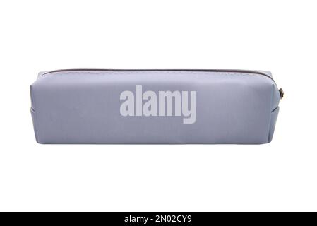 Long pencil pen case container isolated on the white background Stock Photo