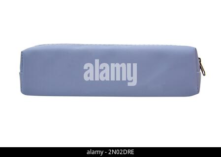 Long pencil pen case container isolated on the white background Stock Photo