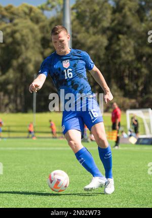 Manly, Australia. 04th Feb, 2023. Wesley Pincince of the US Men's Paralympic National Soccer Team seen in action during the Pararoos vs USA game held at Cromer Park, Cromer NSW. Final score: Pararoos 0:0 USA. Credit: SOPA Images Limited/Alamy Live News Stock Photo