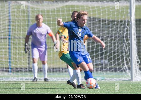 Manly, Australia. 04th Feb, 2023. Shea Hammond of the US Men's Paralympic National Soccer Team is seen in action during the Pararoos vs USA game held at Cromer Park, Cromer NSW. Final score: Pararoos 0:0 USA. Credit: SOPA Images Limited/Alamy Live News Stock Photo