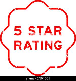 Grunge red ranking word with star icon round rubber seal stamp on white  background Stock Vector Image & Art - Alamy