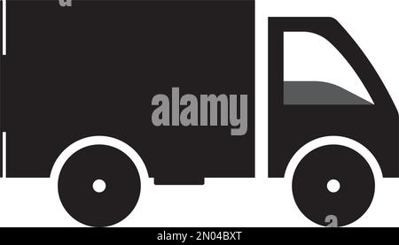 Truck delivery logo vector design illustration and background Stock Vector