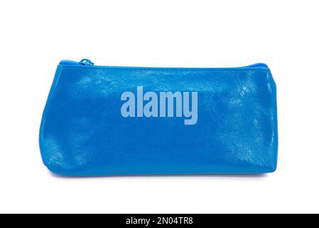 Long pencil pen case container isolated on the white background Stock Photo