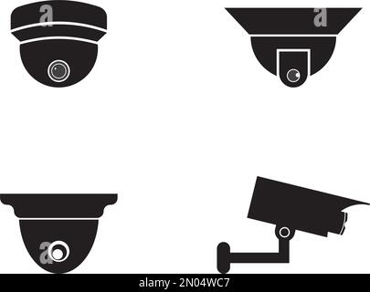 CCTV icon vector illustration design template Stock Vector