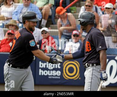 This is a 2015 photo of Wynton Bernard of the Detroit Tigers baseball team.  This image reflects the Tigers active roster as of Feb. 28, 2015 when this  image was taken at