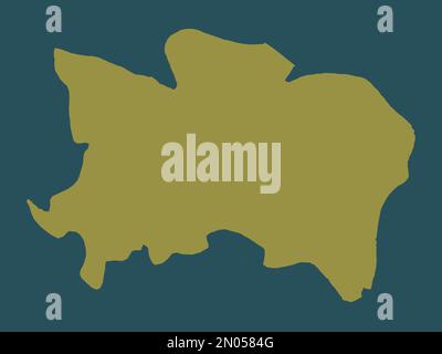 Benue, state of Nigeria. Solid color shape Stock Photo