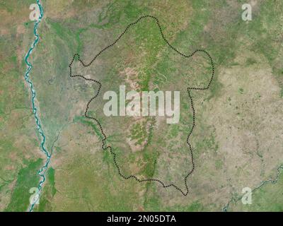 Enugu, state of Nigeria. High resolution satellite map Stock Photo