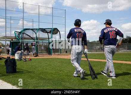 Doug Mientkiewicz of the Minnesota Twins during a game against the Anaheim  Angels at Angel Stadium circa 1999 in Anaheim, California. (Larry  Goren/Four Seam Images via AP Images Stock Photo - Alamy