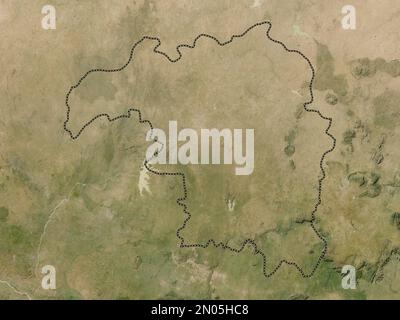 Kaduna, state of Nigeria. Low resolution satellite map Stock Photo