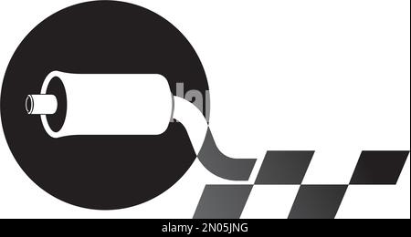 Exhaust icon vector illustration design template Stock Vector