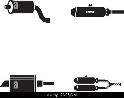 Exhaust icon vector illustration design template Stock Vector