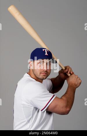 This is a 2021 photo of Joey Gallo of the Texas Rangers baseball team. This  image reflects the …