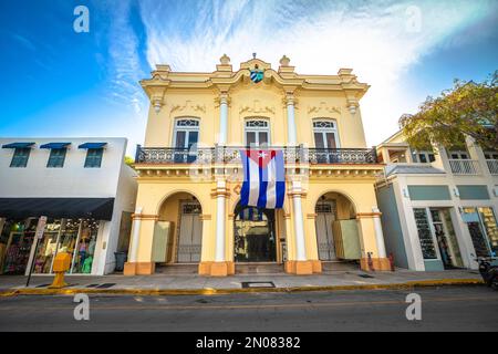 Key West Duval street architecture view, south Florida Keys, United states of America Stock Photo