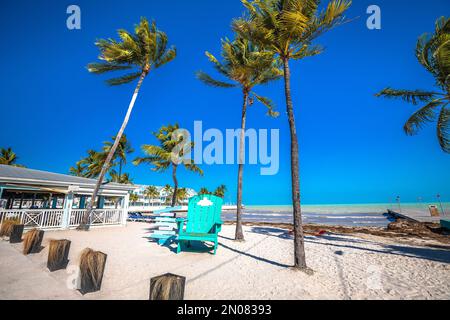 Pocket Park southernmost beach and waterfront in Key West view, south Florida Keys, United states of America Stock Photo