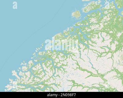 Mre Og Romsdal, County Of Norway. High Resolution Satellite Map ...