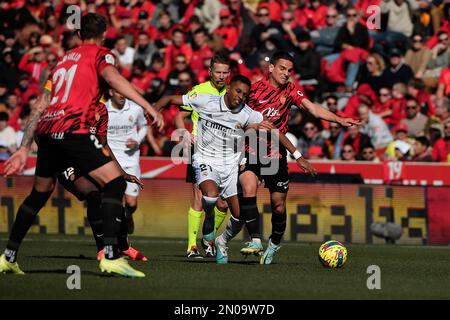 Mallorca, Spain. 05th Feb, 2023. La Liga Spanish La Liga soccer match Mallorca vs Real Madrid at Son Moix Stadium, Mallorca 05 February 2023 Rodrygo 900/Cordon Press Credit: CORDON PRESS/Alamy Live News Stock Photo