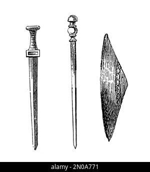 assyrian iron weapons