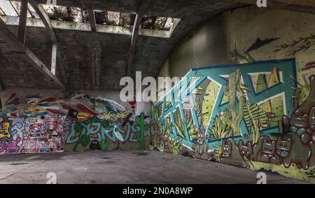 La Papéterie - Street art Stock Photo