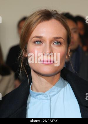 Diane Kruger attends the Jason Wu fashion show during New York Fashion Week  in New York