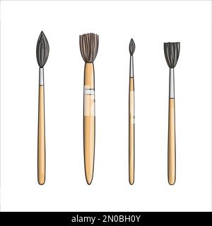Free Vector  Office supplies funny flat collection with different smiling  tools items accessories and stationery