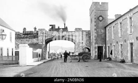 Robert French - Old Carnlough Stock Photo