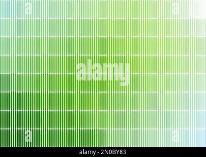 Abstract lawn background. Vector green grass striped seamless pattern. Summer modern surface design with vertical lines Stock Vector