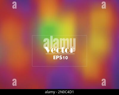 Abstract Blurred magenta purple yellow orange magenta purple background. Soft gradient backdrop with place for text. Vector illustration for your grap Stock Vector