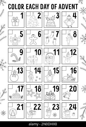 Christmas coloring page of a Snow Globe with Santa. Hours of fun for ...